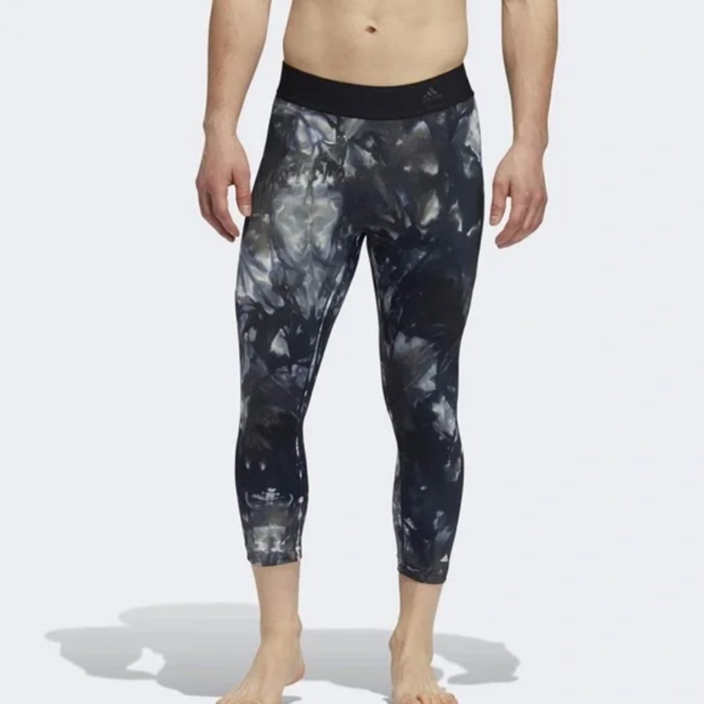 NWT Adidas Men's Alphaskin Parley 3/4 Tight Training Compression Pants Size S